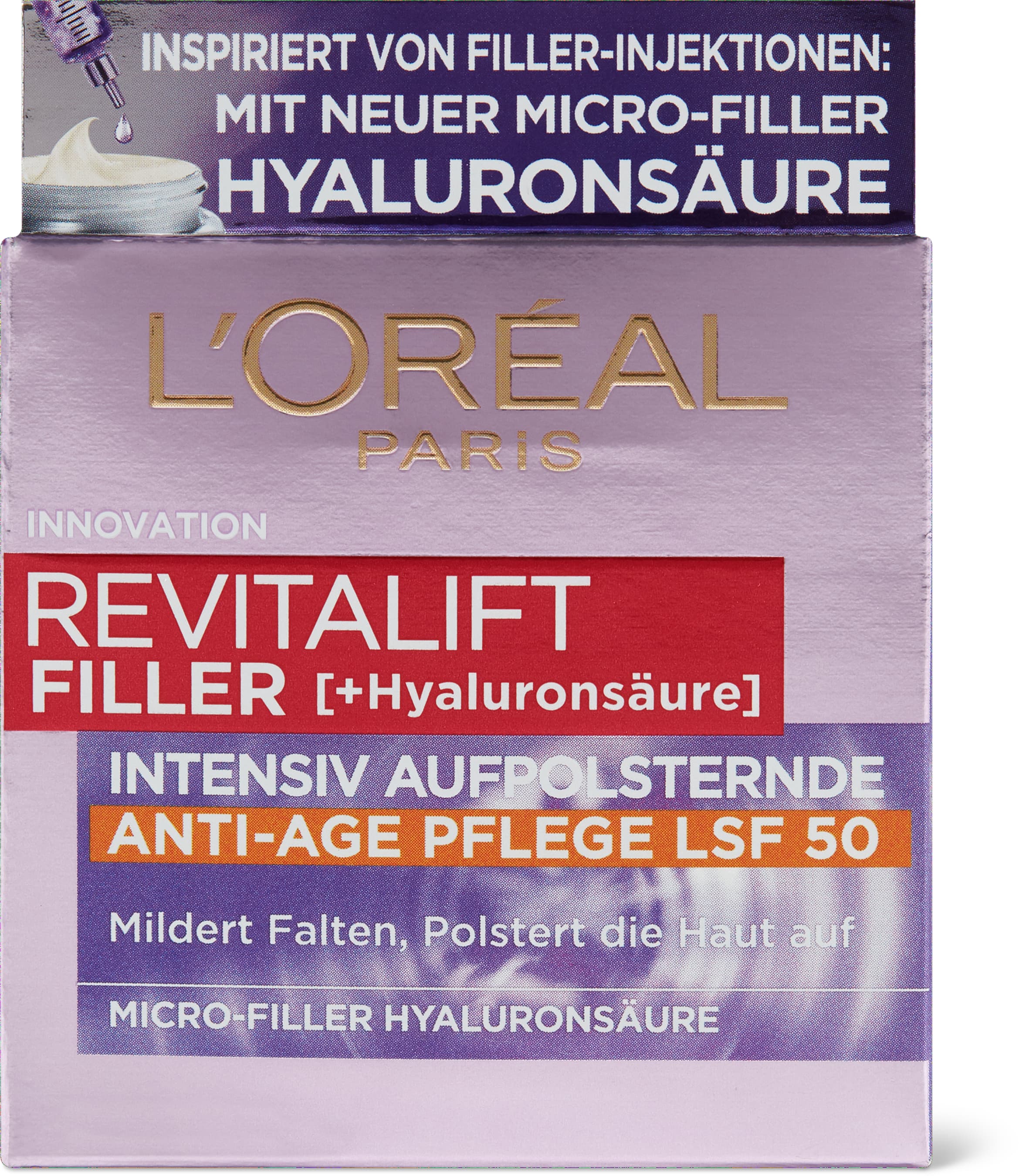 L'Oréal Intensiv aufpolsternde Anti-Age Tagespflege LSF 50 50ml